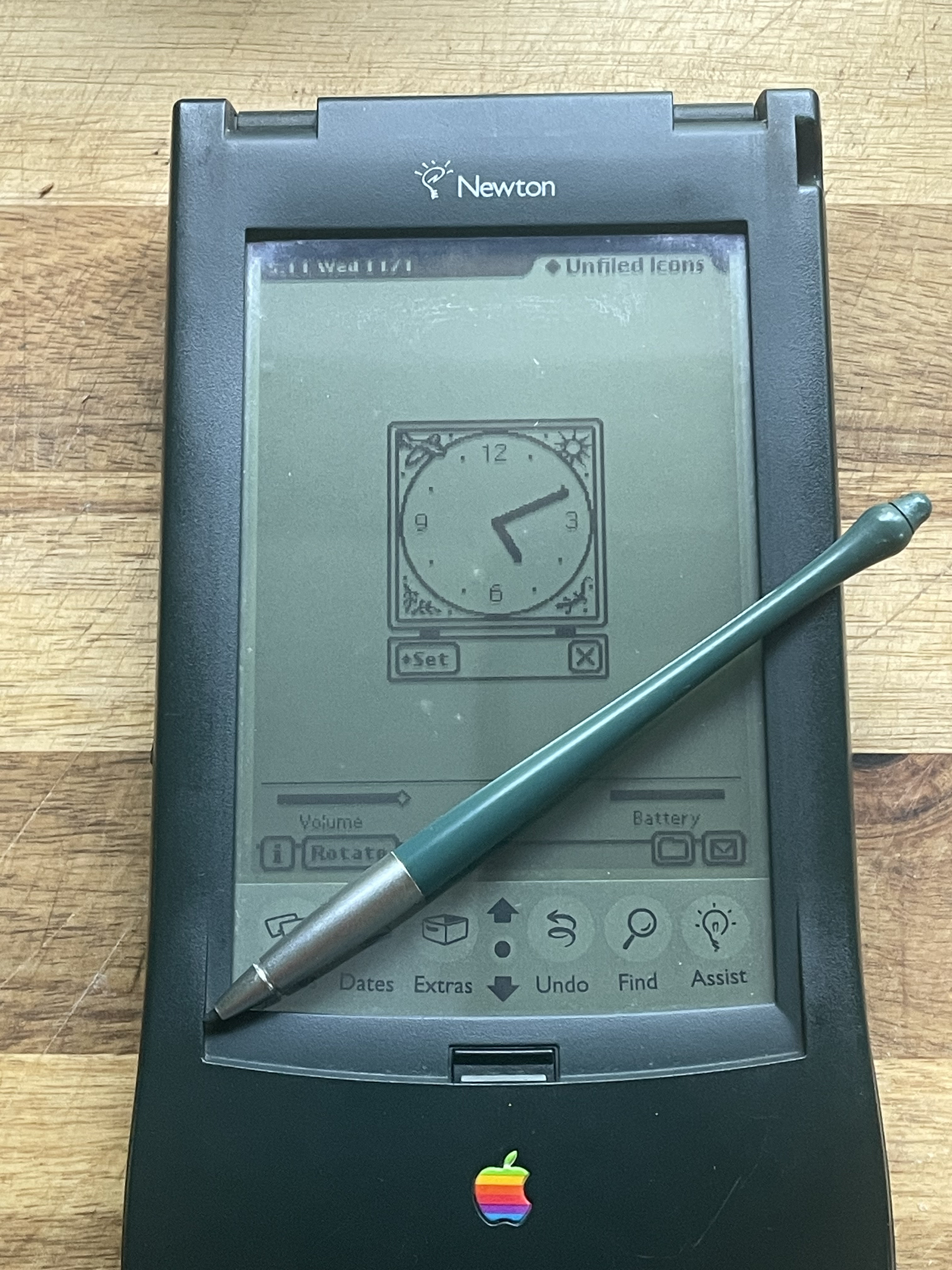 Apple Newton message pad 120 + external Fax/modem — photo 5