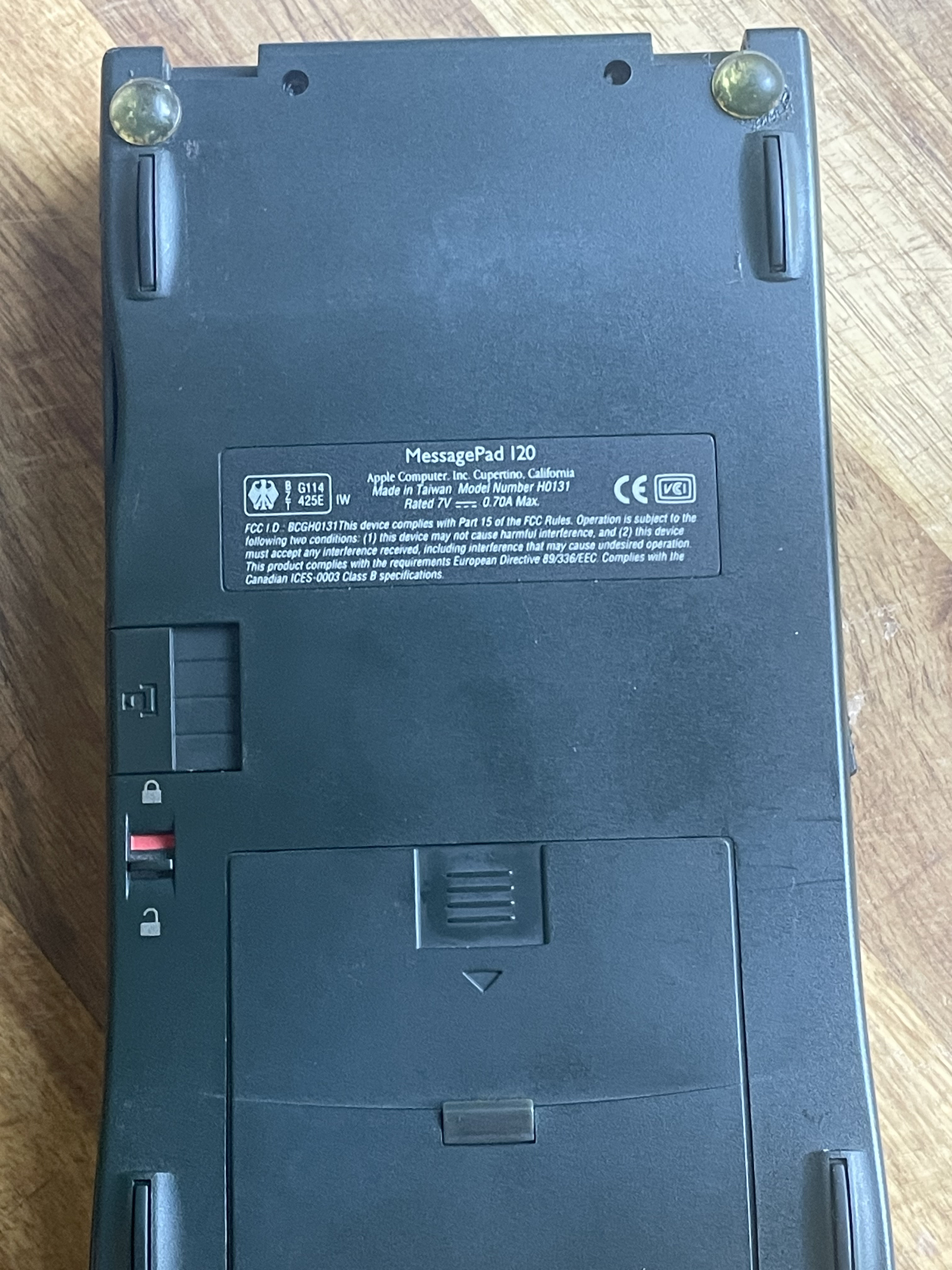 Apple Newton message pad 120 + external Fax/modem — photo 3